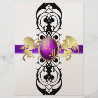 Príncipe y Princesa Purple Gold Champaña 6x8