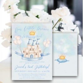 Invitación Principito Fairytale La Corona de Oro Segundo Cump