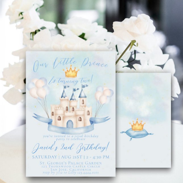 Invitación Principito Fairytale La Corona de Oro Segundo Cump (Subido por el creador)