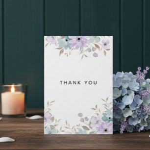 Invitación PRINTABLE Thank You Card - Flower Thank You Card