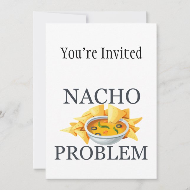 Invitación Problema con Nacho (Anverso)