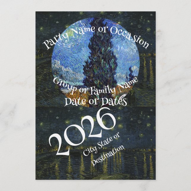 Invitación Producto de fiesta personaliza tu imagen personali (Anverso)