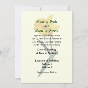 Invitación Productos Daffodil Waving Hi Boda