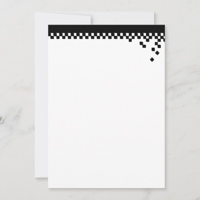 Invitación profesional clásica (Anverso)