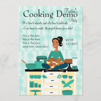 Invitación Profesor de cocina