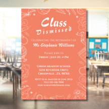Profesor de Escuela de Jubilados Clase Fiesta de F