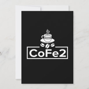 Invitación Profesor de Química Coffee Lover