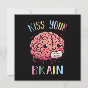 Invitación Profesor que besa tu cerebro