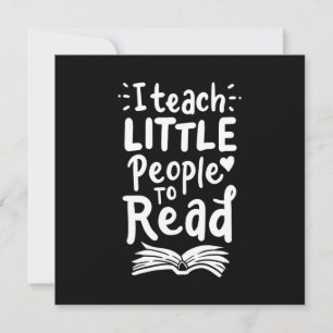 Invitación Profesora de Regalos   Enseño A Los Pequeños A Lee