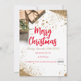 Invitación promoción de código qr del logotipo de la marca na