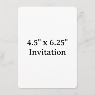 Invitación Promoción de Marca Simple Redondeada 4,5" x 6,25"