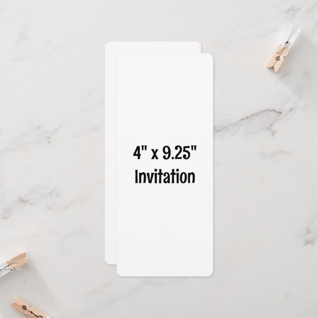 Invitación Promoción de Marca Simple Redondeada 4" x 9.25" (Anverso/Reverso In Situ)