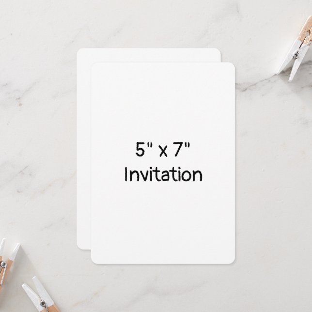 Invitación Promoción de Marca Simple Redondeada 5" x 7"  (Anverso/Reverso In Situ)