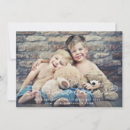 Invitación promovida por la foto de los hermanos m