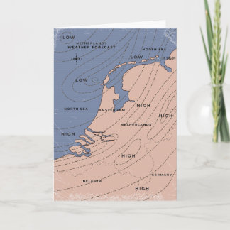Invitación Pronóstico del tiempo en los Países Bajos