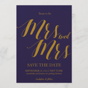 Invitación Pronto será la Sra. y la Sra. Lesbian Salven la fe