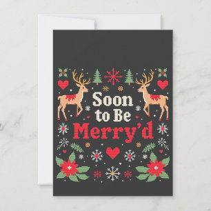 Invitación Pronto serán parejas de Navidades divertidos