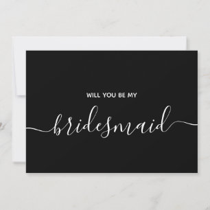 Invitación Propuesta de Cortejo ¿Quieres Ser Mi Dama de Honor