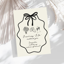 Propuesta de Dama de Honor Floral con Arco Dibujad