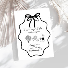 Propuesta de Dama de Honor Floral con Lazo Dibujad