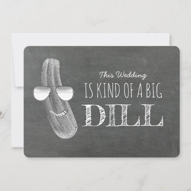 Invitación Propuesta de Gran Dill Funny Bridesmaid (Anverso)