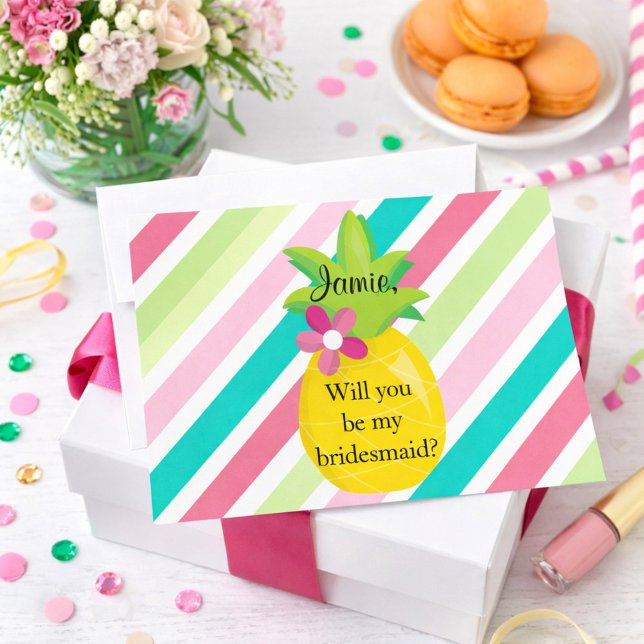 Invitación Propuesta de la dama de honor de la piña (Subido por el creador)