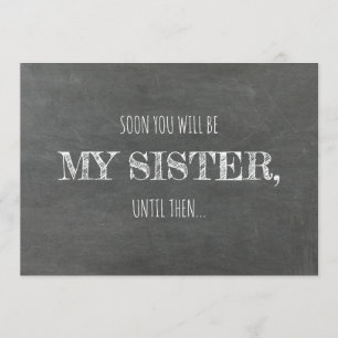 Invitación Propuesta de la dama de honor moderna/empleada de 