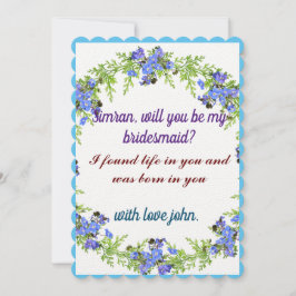 INVITACIÓN PROPUESTA DE MATRIMONIO INALÁMBRICO PERSONALIZADO