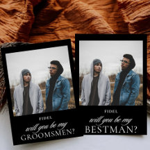 Propuesta de Padrino de Bodas con Guion Minimalist