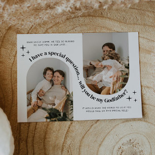 Invitación Propuesta de Padrino de Foto Arco Doble