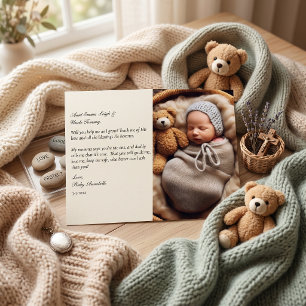 Invitación Propuesta de Padrino Poema Bonito Personalizado