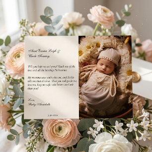 Invitación Propuesta de Padrino Poema Foto Personalizada