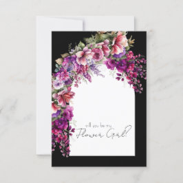 Invitación Propuesta del partido de novias Fuchsia Lavender F