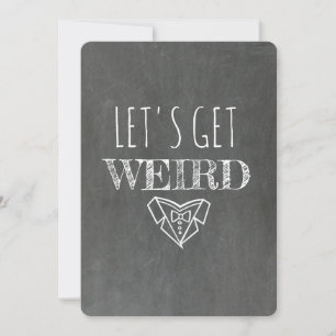 Invitación Propuesta divertida de Chalkboard GROOMSMAN / BEST