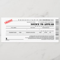 Propuesta Divertida de Padrino de Bodas Citación d