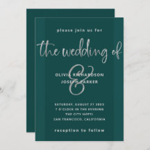 Propuesta moderna | Boda verde esmeralda y platead