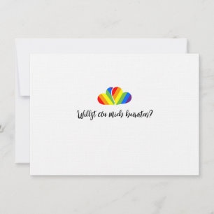 Invitación propuestas de matrimonio gay