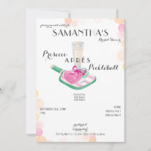 Prosecco Après Pickleball Retro Ducha de Novias