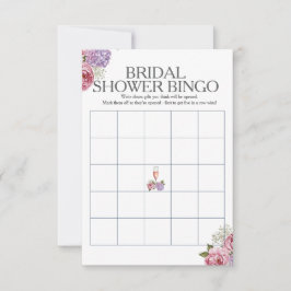Invitación Prosecco florines Bridal Shower Bingo