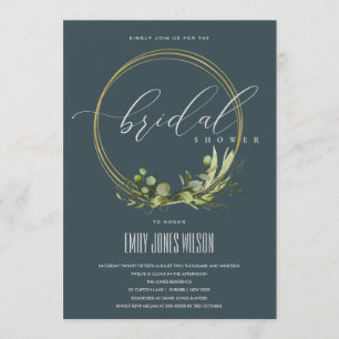 INVITACIÓN PROSPECTO GRIS GREEN FOLIAGE COLOR DE AGUA DUCHA B