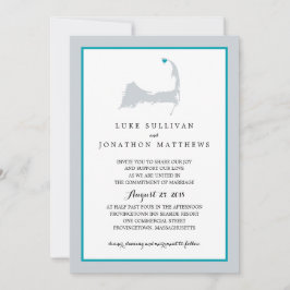 Invitación Provincetown Cape Cod | BODA