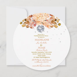 Invitación Prueba de Boda de Moda elegante de estilo floral d