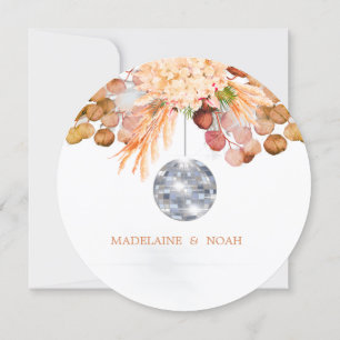 Invitación Prueba de Boda de Moda elegante de estilo floral d