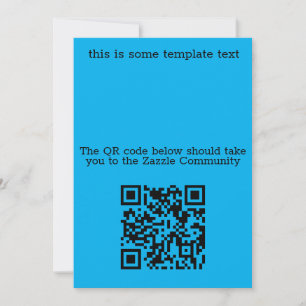 Invitación Prueba de código QR