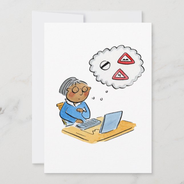 Invitación Prueba de teoría de conducción (Anverso)