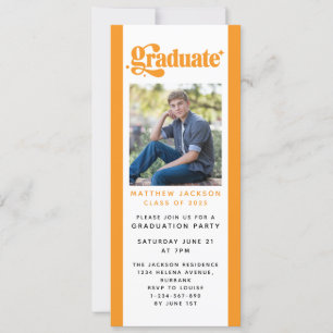 Invitación Prueba digital del Partido de Graduación Retro nar