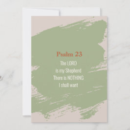 Invitación Psalm 23 Scripture Card - Imprimir o descargar