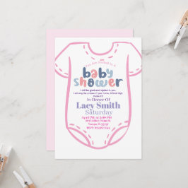 Invitación Psalm 9:2 Girl Baby Shower Invitation