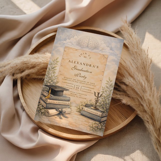 Invitación Psychology Graduation (Subido por el creador)