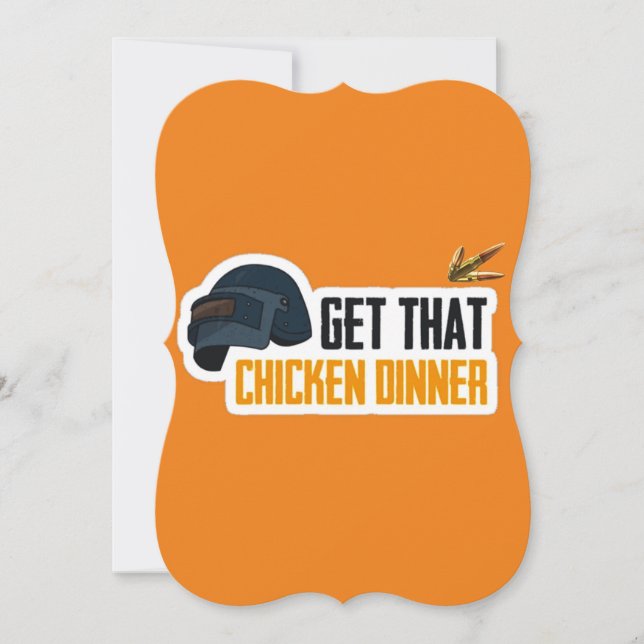 Invitación pubg (Anverso)